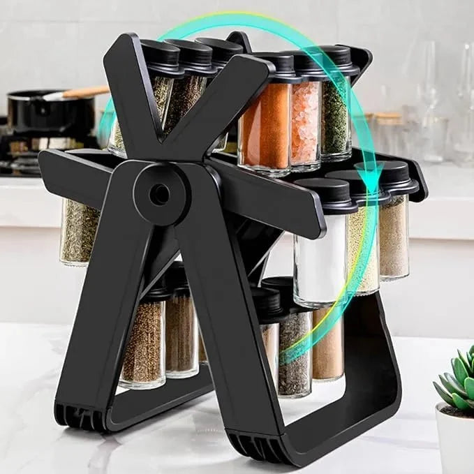 18 Jar Rotating Spice Rack